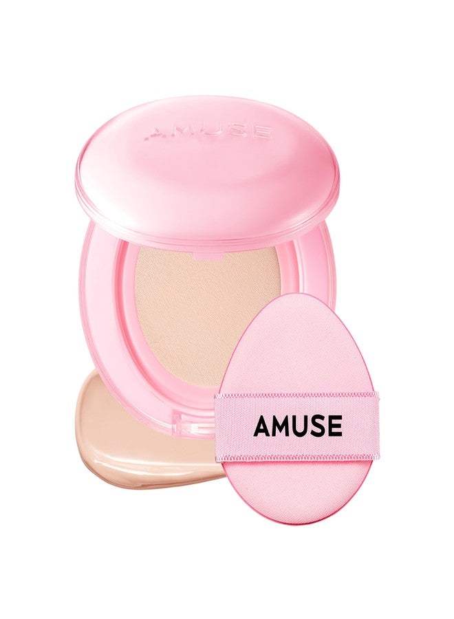 Amuse SEOUL Dew Power Vegan Cushion Foundation (01 PURE) | Dewy, glow, long-lasting, double coverage, clean beauty, lightweight - Image 1
